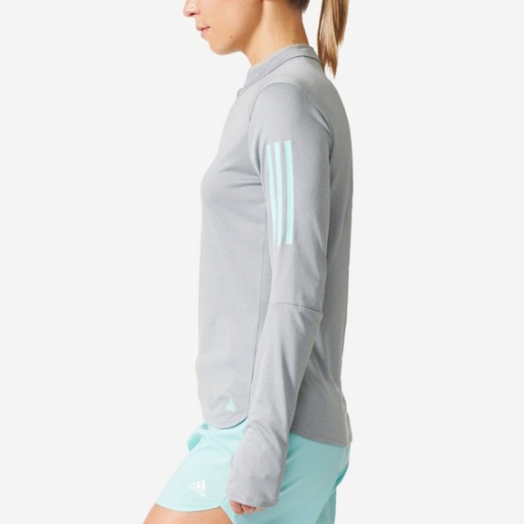 NEW adidas Women's Tango climalite 1/4 Zip Top - Picture 2 of 3